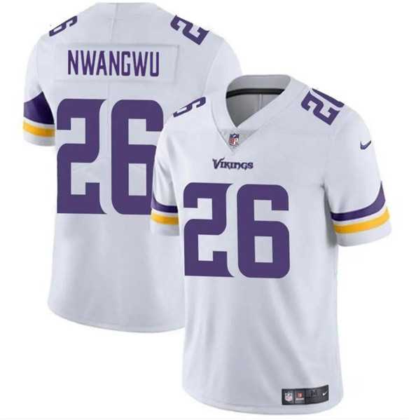 Men & Women & Youth Minnesota Vikings #26 Kene Nwangwu White Vapor Untouchable Limited Stitched Jersey->minnesota vikings->NFL Jersey